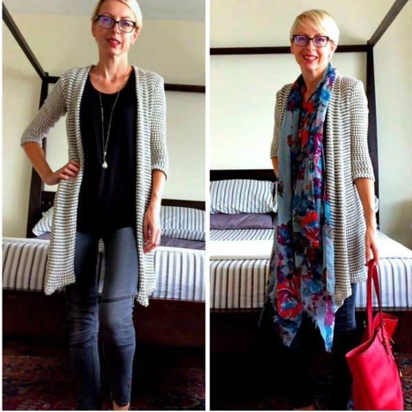 Most Versatile Tank and Cardigan For Your Wardrobe - Liz, 40 Plus Style