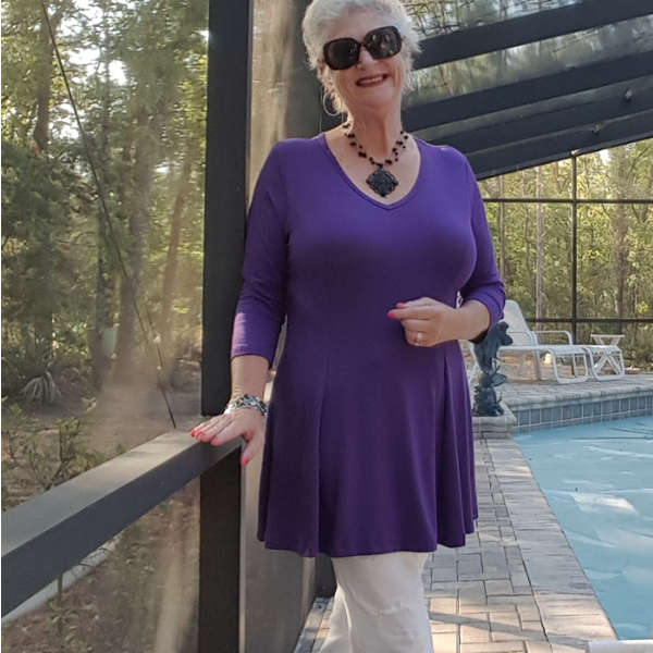 Violet New Spring Trend - Polly, Living in Our 60's and Beyond