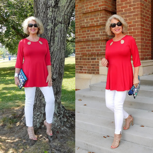 Covered Perfectly on the 4th of July! - By Susan, From Fifty, Not Frumpy