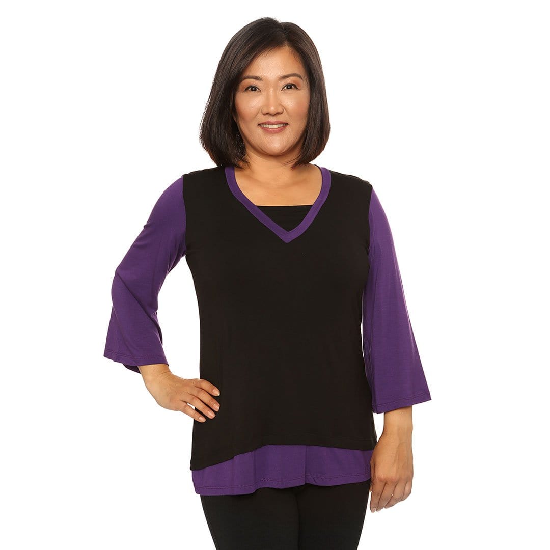 layered look without the bulk perfect drape women's top