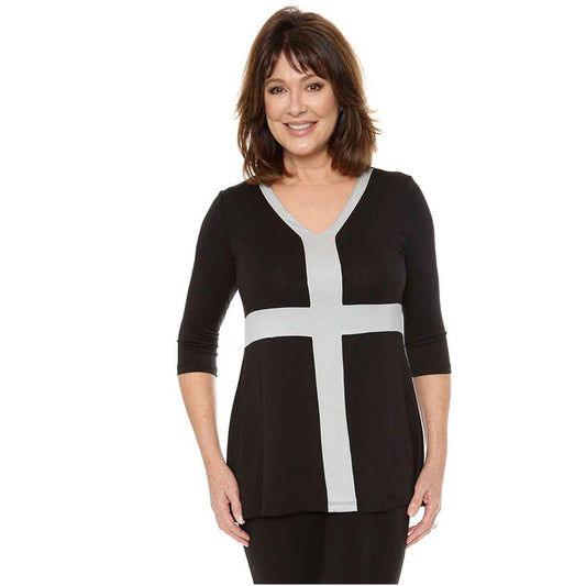Attractive paneled womens top