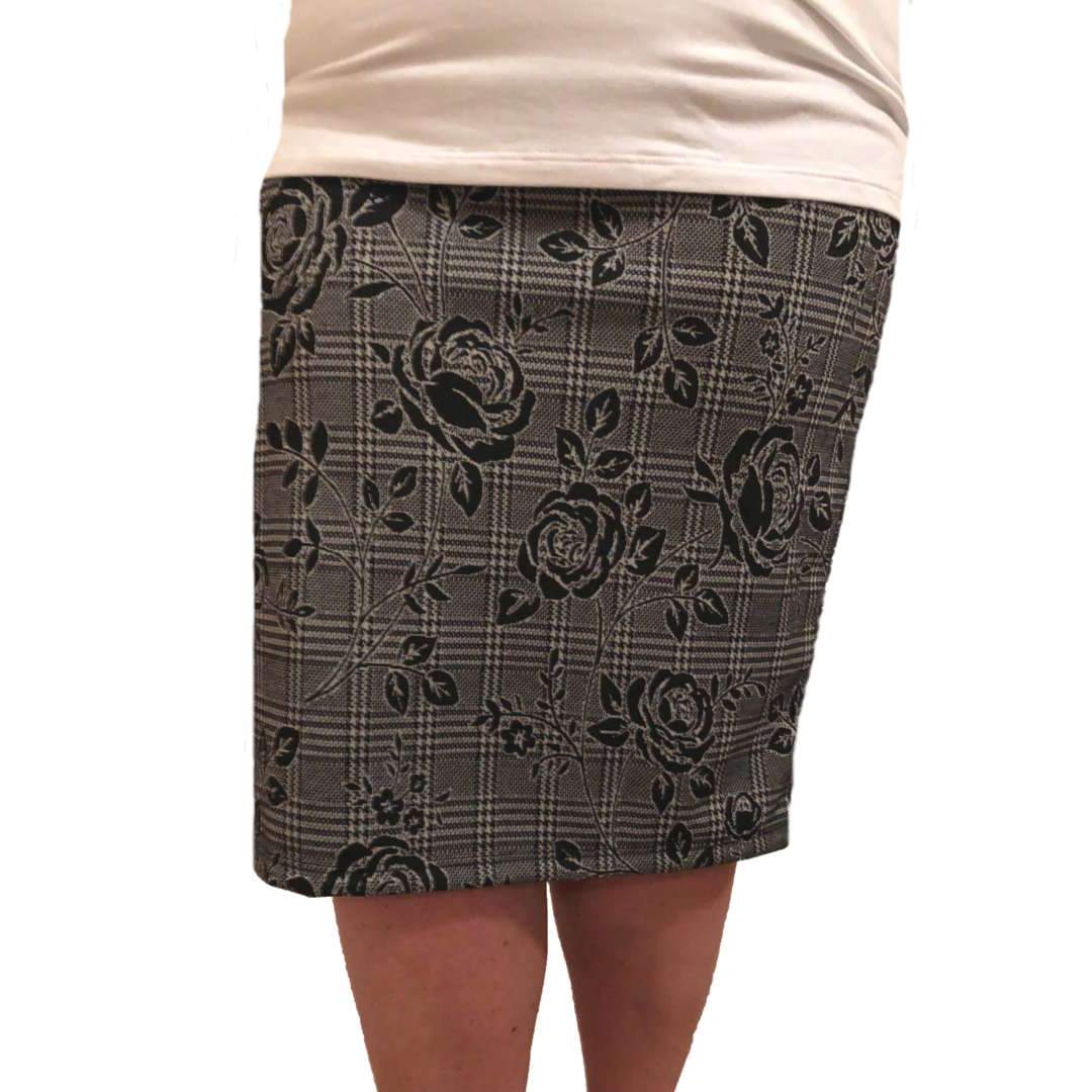 Rose Glen Plaid Pencil Skirt